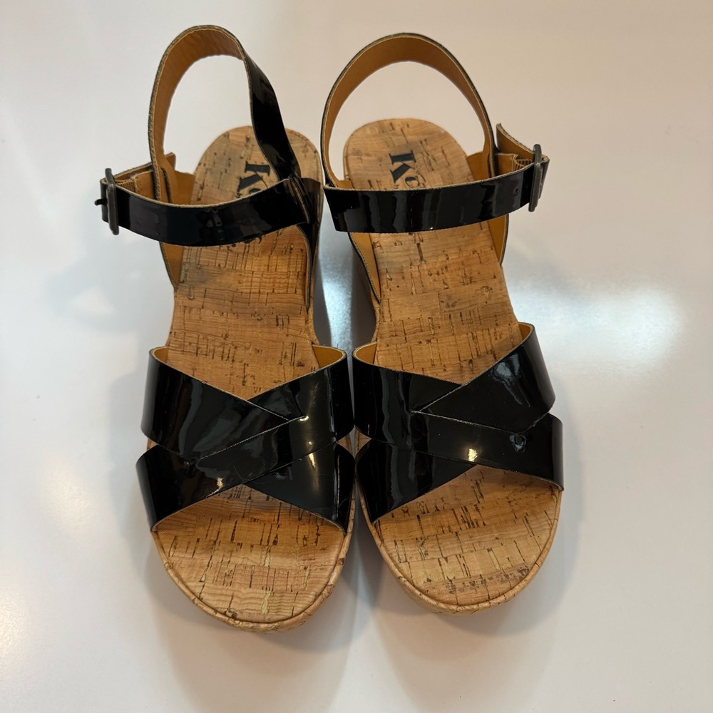 Black Strappy KORK Sandals